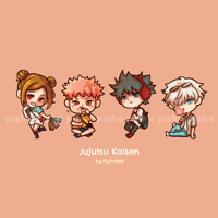 Image 3 of Jujutsu Kaisen Sticker Set