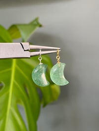 Image 1 of Green Strawberry Quartz Charms