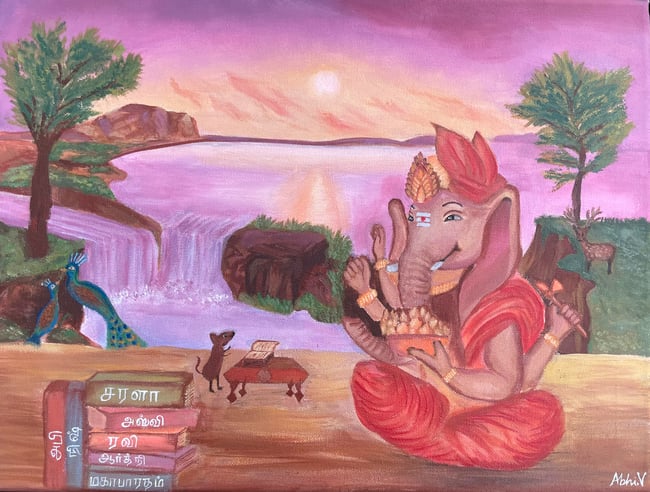 'In the Sacred Stillness of Sri Ganesha'