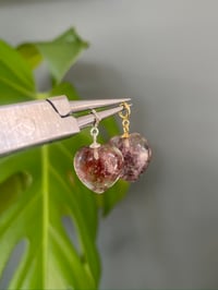 Image 1 of Garden Quartz Heart Charms