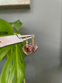 Image 2 of Garden Quartz Heart Charms