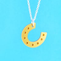 Image 11 of Little Alphabet Charm necklaces and brooches F to J 