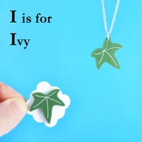 Image 5 of Little Alphabet Charm necklaces and brooches F to J 