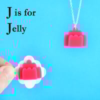 Image 6 of Little Alphabet Charm necklaces and brooches F to J 