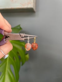 Image 3 of Fire Quartz Heart Charms