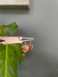 Image 2 of Fire Quartz Heart Charms