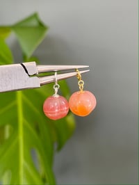 Image 1 of Yanyuan Agate Peach Charms