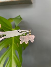 Image 2 of Rose Quartz Bow Charms
