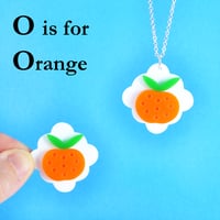 Image 6 of Little Alphabet Charm necklaces and brooches K to O