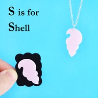 Image 5 of Little Alphabet Charm necklaces and brooches P to U