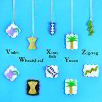 Image 1 of Little Alphabet Charm necklaces and brooches V to Z