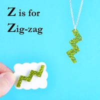 Image 6 of Little Alphabet Charm necklaces and brooches V to Z