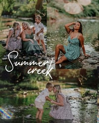 Image 1 of Summer Creek at Sunset 30-Minute Session