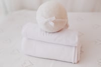 Image 1 of Bushed Jersey white set 