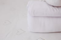 Image 3 of Bushed Jersey white set 