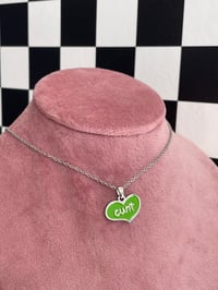 Green & Silver Cunt Necklace