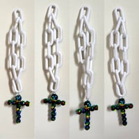 Image 1 of Ghost Crucifix Charm (with display chain)