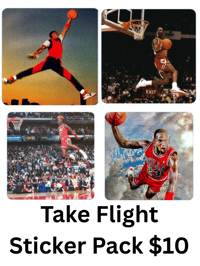 Take Flight Jordan Sticker pack (4 stickers)