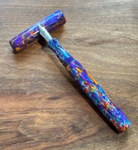 Image 7 of Mystic Mayhem, custom bespoke pen blanks, high pressure cured with Alumilite Resin. Maker ready!