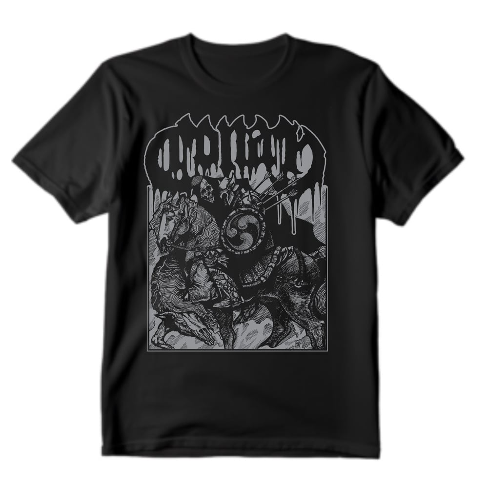 Image of Horse Back Battle Hammer Comfort Colors T Shirt