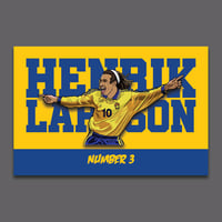 Henrik Larsson Base Hairband Pin Badge (Only 50 exist - smaller size than original)
