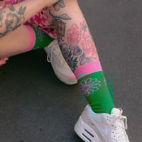 Image 1 of Chaussettes unisexe vertes Maison 89