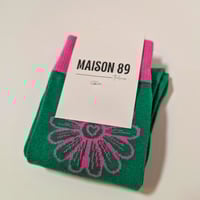 Image 2 of Chaussettes unisexe vertes Maison 89