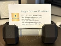 Image 1 of Dumbbell Card Holder – Power Up Your Desk! 