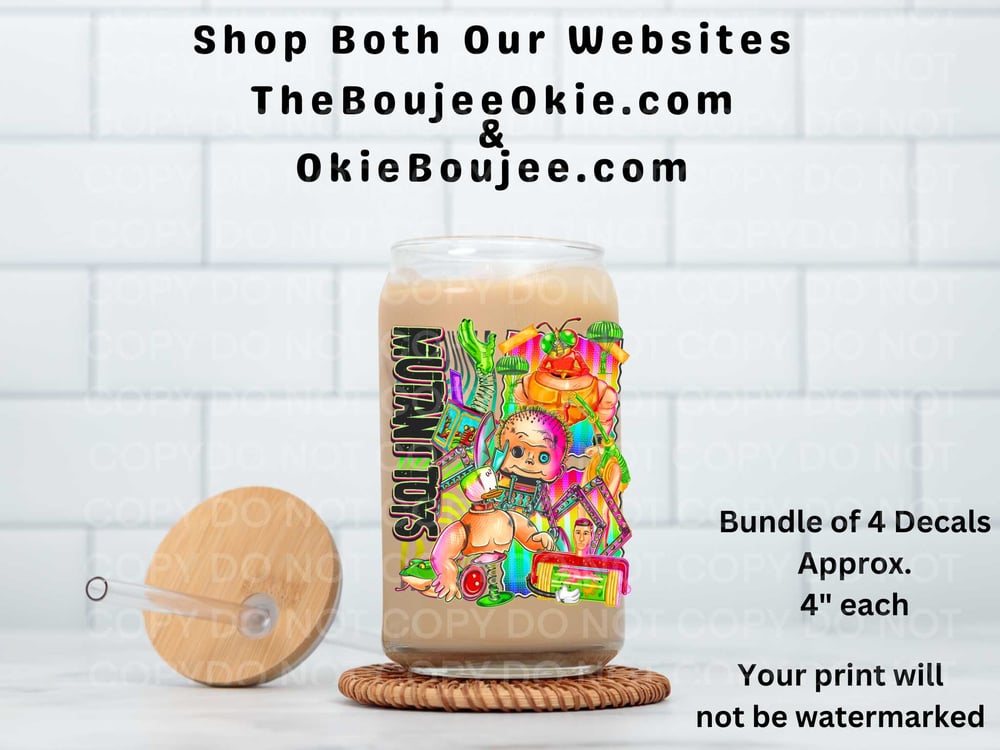 Image of Toy Story Mutant Toys Uv Dtf Decal   D2047