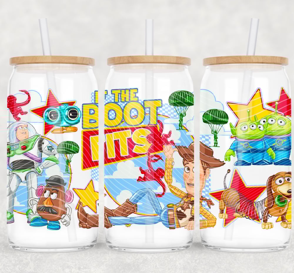 Image of Toy Story If The Boot Fits Uv Dtf Wrap Double sided W0744