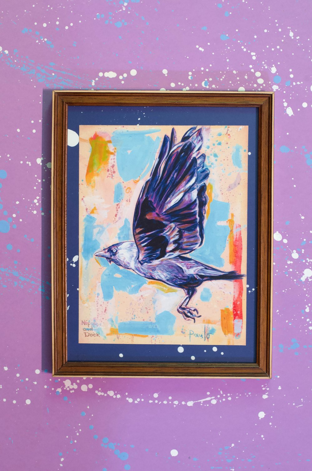 Choices print encadré- Framed jackdaw print