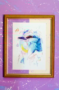 Rouleau européen print encadré- European roller framed print