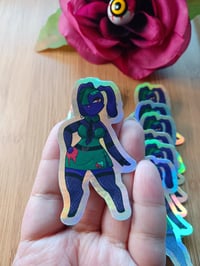 Image 2 of Holographic Punk Bunny Sticker