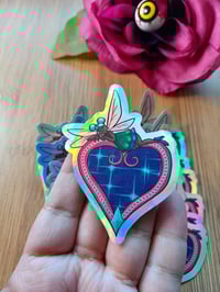 Image 1 of Holographic Fairy Heart Sticker