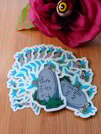 Image 2 of Fairy and Gravestone Sticker