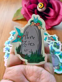 Image 1 of Fairy and Gravestone Sticker