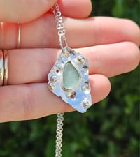 Image 4 of Mermaid Treasure - Rustic Cornish Seaglass Necklace 