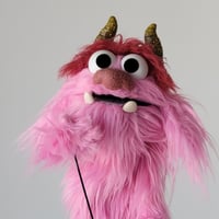 Image 1 of The TROLL Critter Monster Puppet in Bubblegum Pink