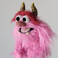 Image 3 of The TROLL Critter Monster Puppet in Bubblegum Pink