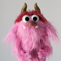 Image 4 of The TROLL Critter Monster Puppet in Bubblegum Pink