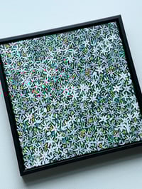 Image 4 of "Jasmine"; 12x12 Inches; Acrylic on Wood; Framed