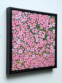 Image 4 of "Sadabahar" ; 12x12 Inches; Acrylic on Wood; Framed