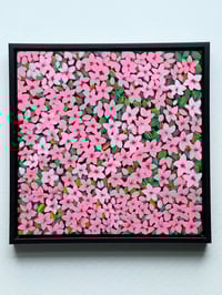 Image 1 of "Sadabahar" ; 12x12 Inches; Acrylic on Wood; Framed