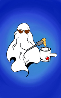 Donnie the Dabber Ghost Print