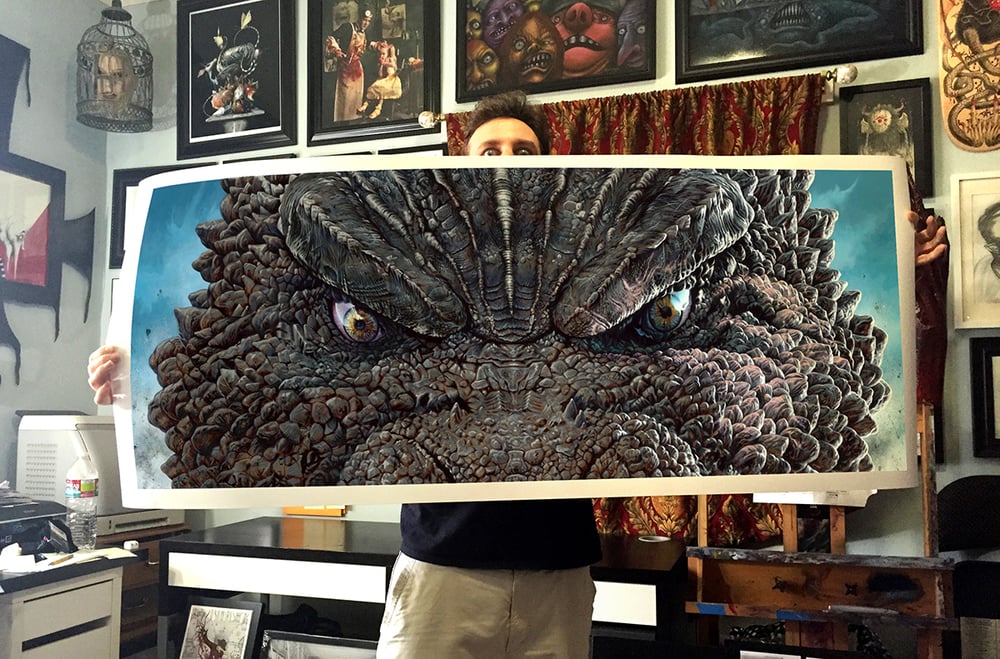 "Godzilla Minus One: Less Than Zero" - 56" x 24" printers proof gicleé