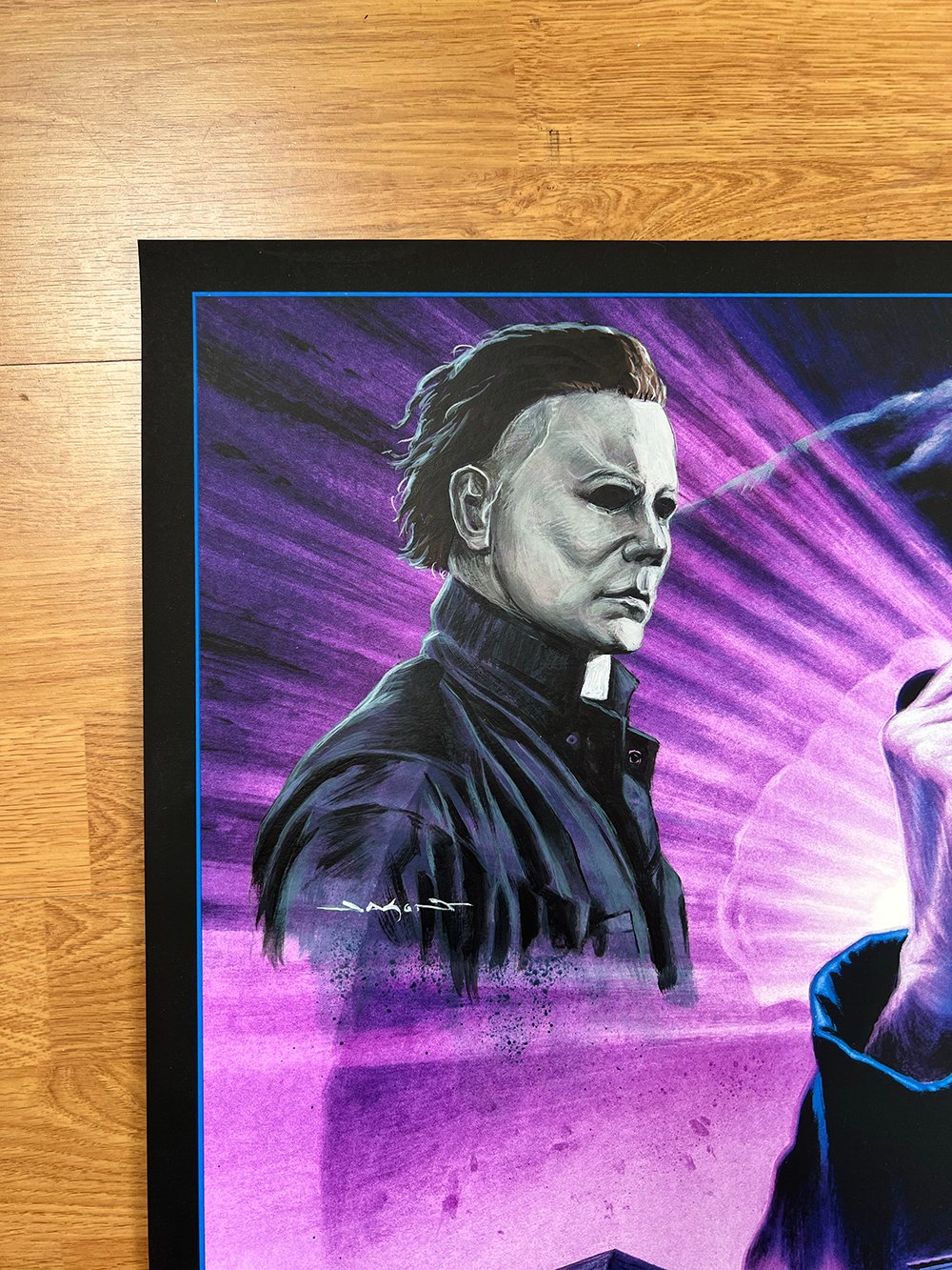 "Halloween 45: Art Print (Remarque)" - 36" x 24" printers proof screen print