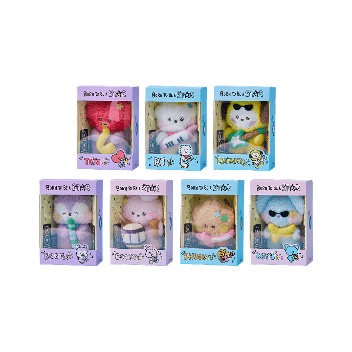 Image of [PRE-ORDER] BTS BT21 Plush Minini BAND