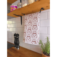 Image 2 of Kitchen towel  - Corgi ｜100% Organic Linen｜Woven by Klässbols