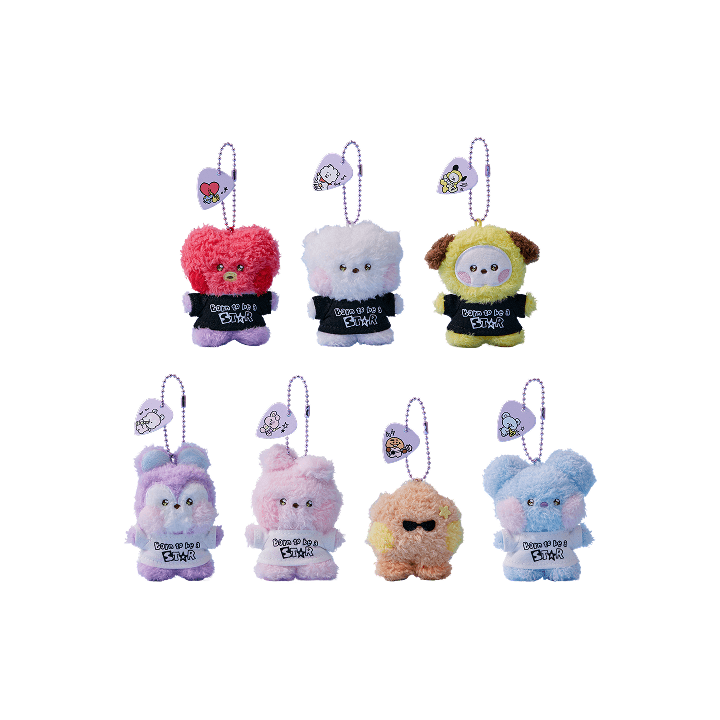 Image of [PRE-ORDER] BTS BT21 Plush Keyring Minini BAND