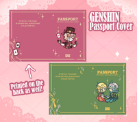 Image 2 of V2 Genshin Passport Covers ✦ Genshin Impact